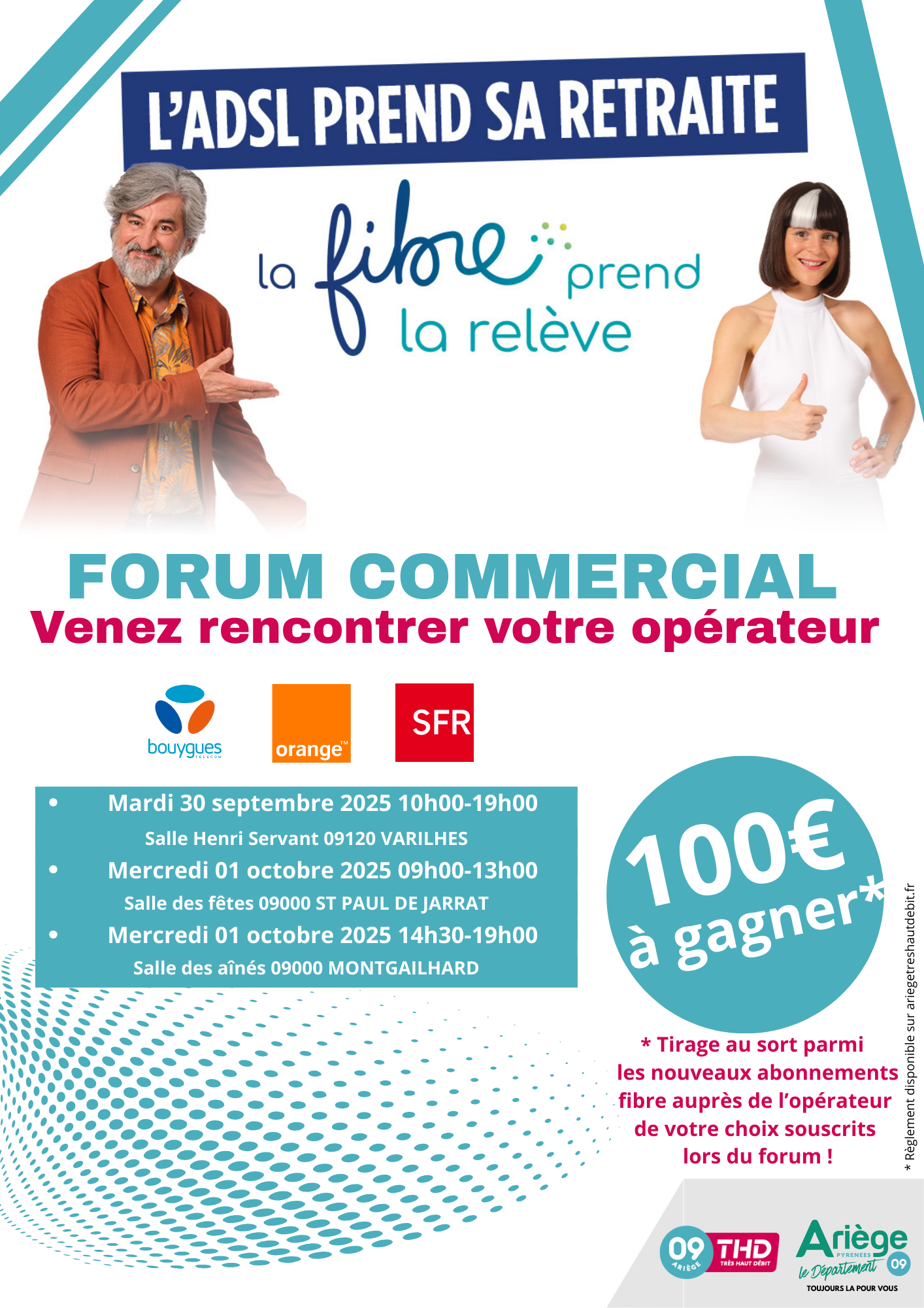 Visuel VF Forum commercial mairies Varilhes St paul de jarrat Montgailhard